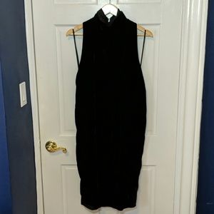 UO Black Velvet Dress - closet clear out